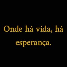 vida, esperança