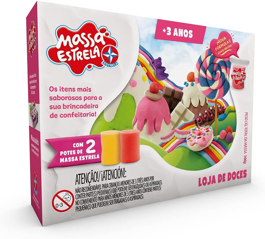 Brinquedos Estrela, Loja de Doces com Massa Estrela, Multicolor