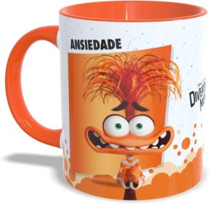 Caneca Divertidamente Ansiedade 325ml
