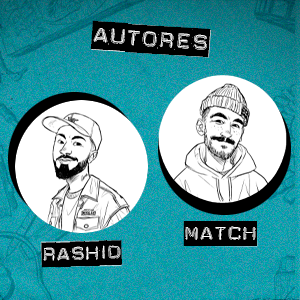 Desenho os autores Rashid e Match
