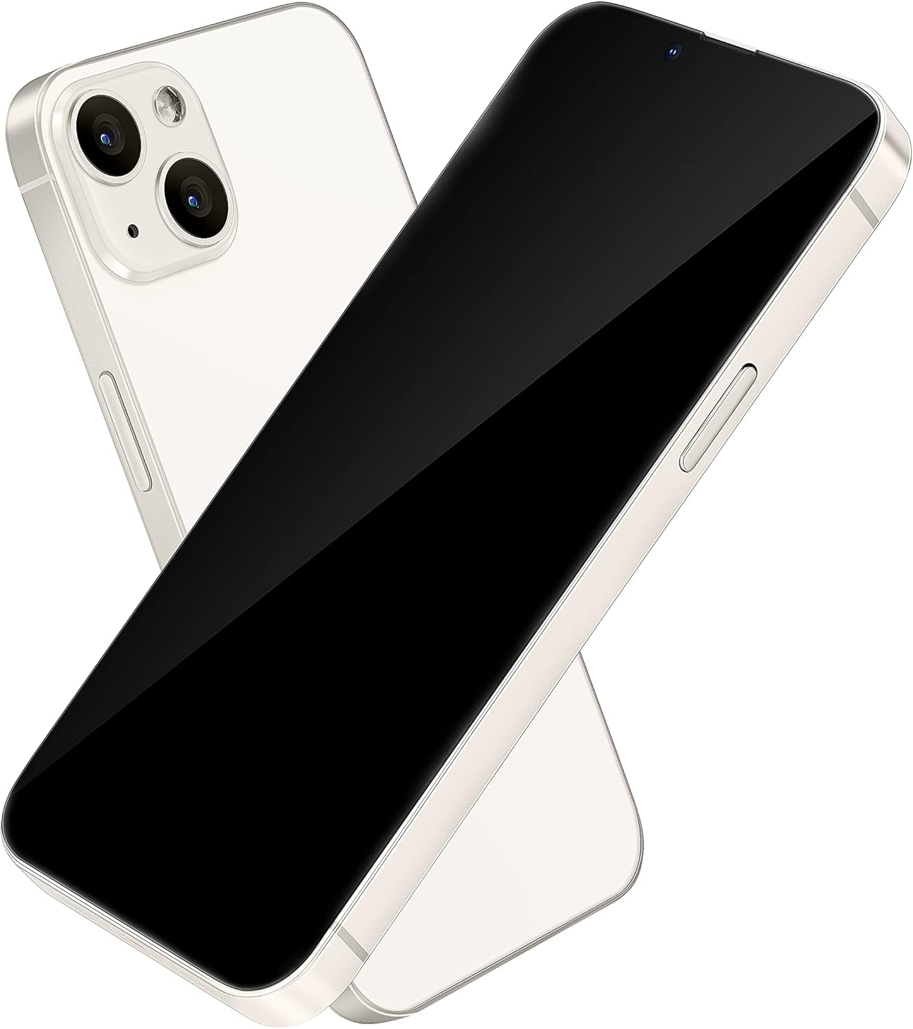 Telefone falso falso compatível com iPhone 13 - tela de loja que não funciona - Telefone infantil de faz de conta que parece real - Tela branca e preta
