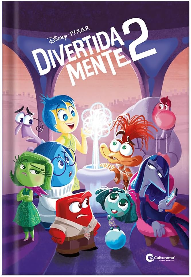 Livro de histórias capa dura - Divertida Mente 2