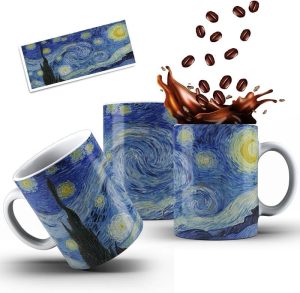 Caneca A Noite Estrelada de Vincent Van Gogh