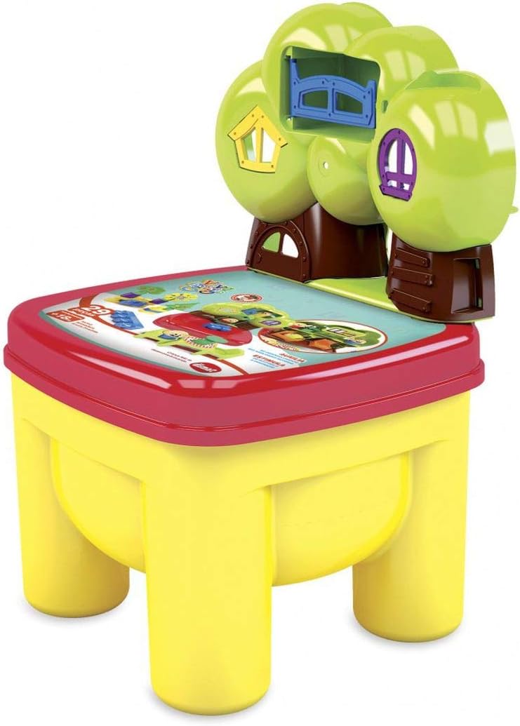 Dismat Brinquedo de Montar Cadeirinha Árvore Divertida (29 peças) Blocolândia para Criança