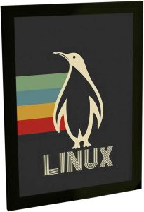 Quadro Decorativo A3 Linux Tecnologia Programação Geek
