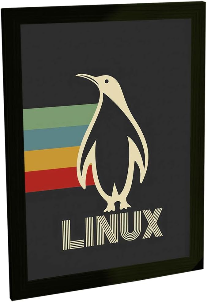 Quadro Decorativo A3 Linux Tecnologia Programação Geek