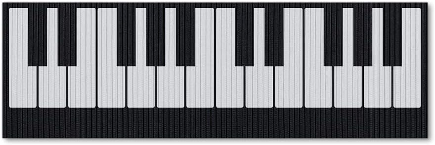 Beek Geek's Stuff Tapete de Cozinha 1,25x0,40cm - PIANO
