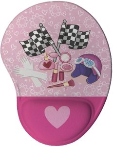 Mouse pad Ergonômico Charmosa Presente Criativo Geek cor:Rosa