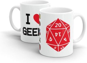 Caneca Cerâmica I Love Geeks