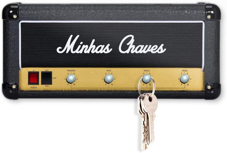 Beek Geek's Stuff Porta Chaves 20x10 - AMP Minhas Chaves