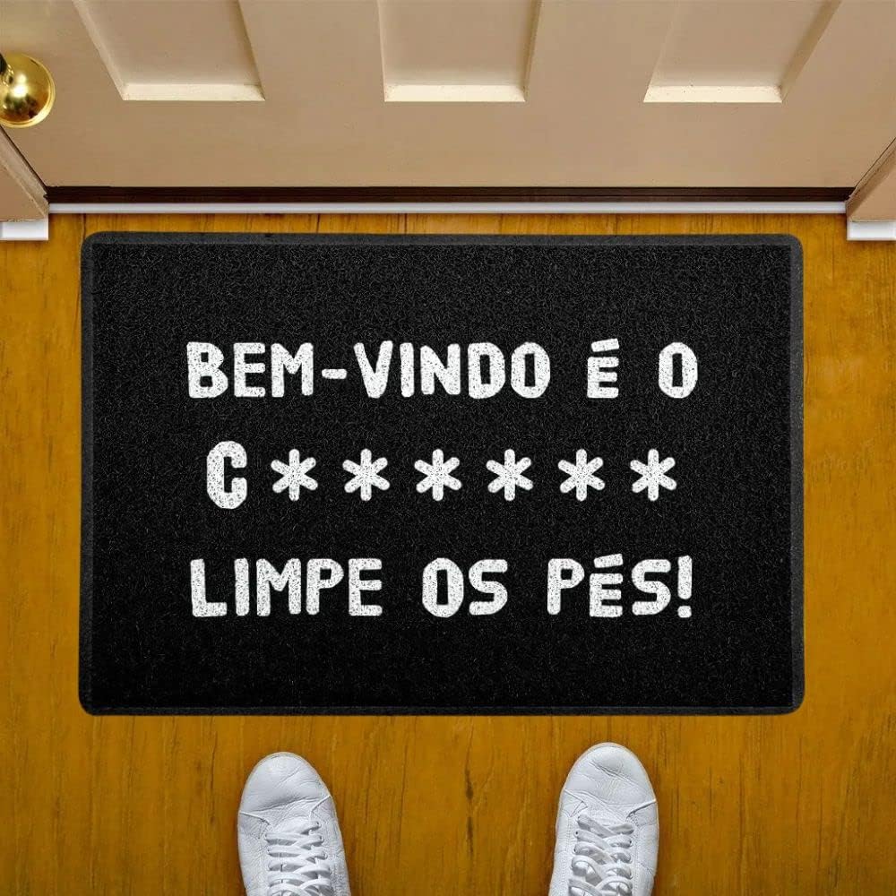 Capacho/Tapete 60x40cm - MAL EDUCADO, Beek Geek's Stuff