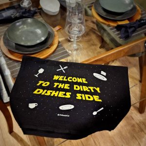 Pano de Prato Divertido Star Wars Welcome To The Dirty Dishes Side