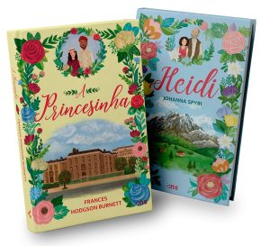 Combo Heidi + A Princesinha: Edição de luxo: Capa dura e fitilho;