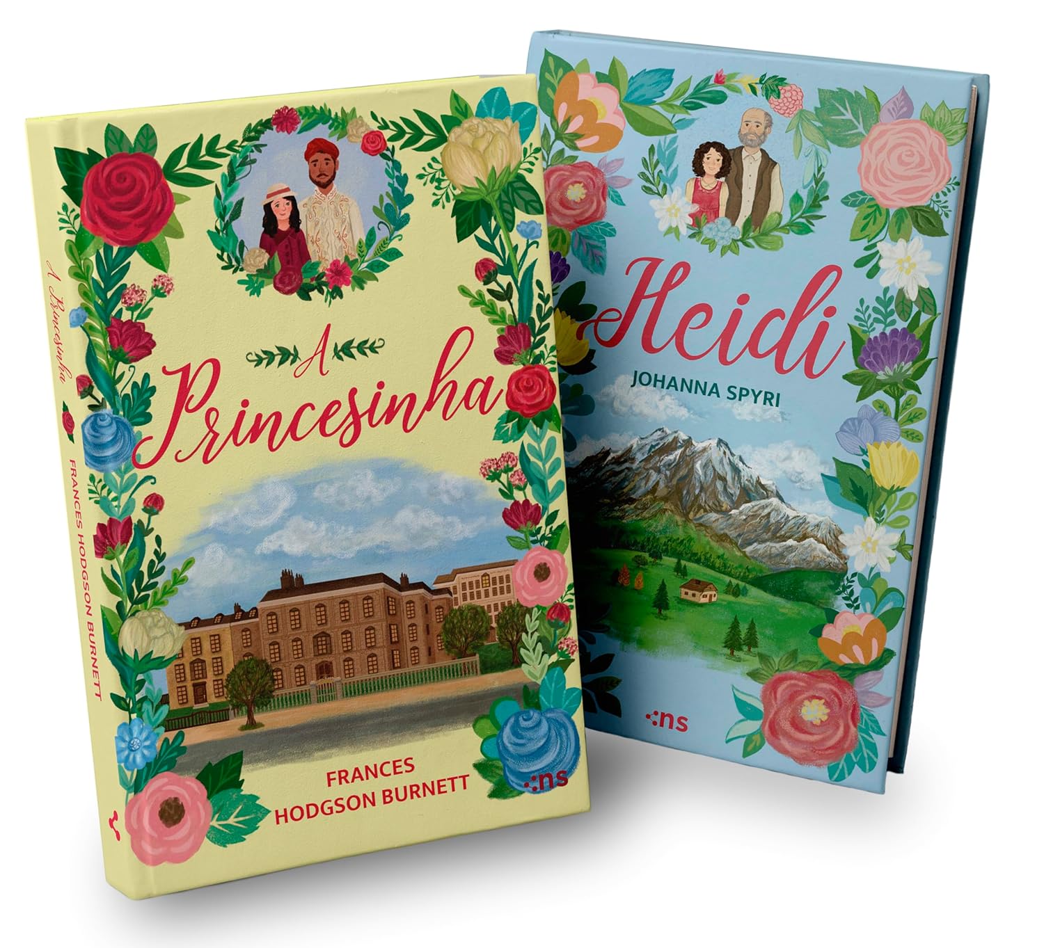 Combo Heidi + A Princesinha: Edição de luxo: Capa dura e fitilho;