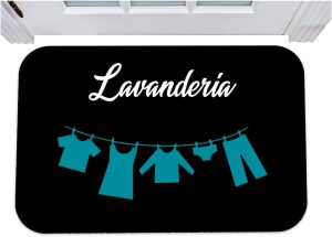 Capacho lavanderia loja tapete para porta 40x60