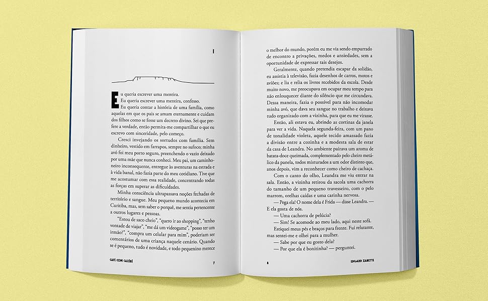 Livro aberto Café com caxiri