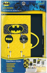 Kit Festa Batman Geek - Embalagem com 1 unidade.